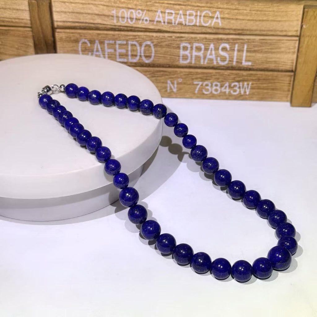 Natural Afghan Lapis Lazuli Necklace Collection (Customizable)